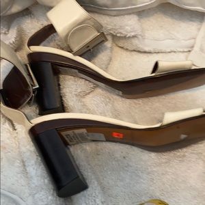 Heels with ankle strap.